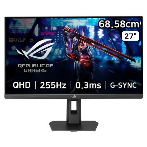 에이수스 QHD Fast IPS 255Hz. 0.3ms 400cd sRGB 133% DCI-P3 97% 멀티스탠드 ROG STRIX 게이밍 모니터