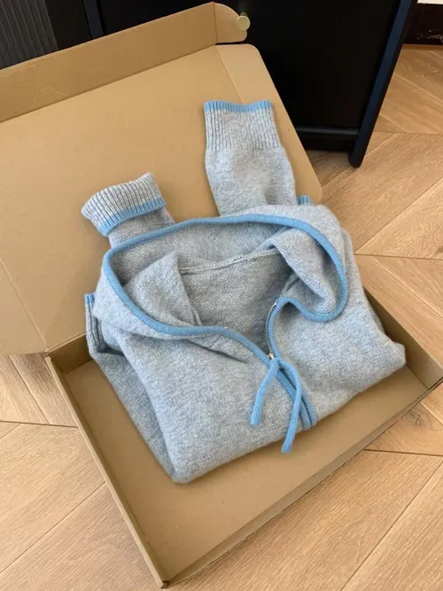 한국 스타일 지퍼 스웨터 재킷 여성 가을 겨울 독특하고 아름다운 작은 가디건 탑 아우터 따뜻한 보온성 긴팔