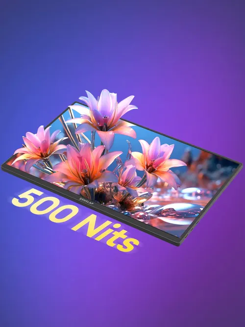 ZEUSLAP 16인치 2.5K 144Hz 휴대용 모니터 2560*1600 16:10 100%sRGB 500Cd/m² 노트북, 스위치, PS4, PS5, Xbox용 여행용 게이밍 디스플레이