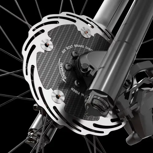 CYCLAMI 카본 파이버 디스크 브레이크 로터 160mm 180mm MTB 로드 레이싱 자전거 브레이크 디스크 (6개의 무료 볼트 포함)