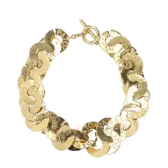 Patou Chunky Gold-Plated Chain Necklace — Gold