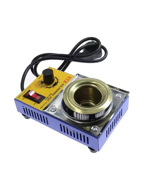 220V EU 플러그 조절 가능한 온도 주석 용해 냄비 150W 160W 전자 용접용 납땜 용해 장비