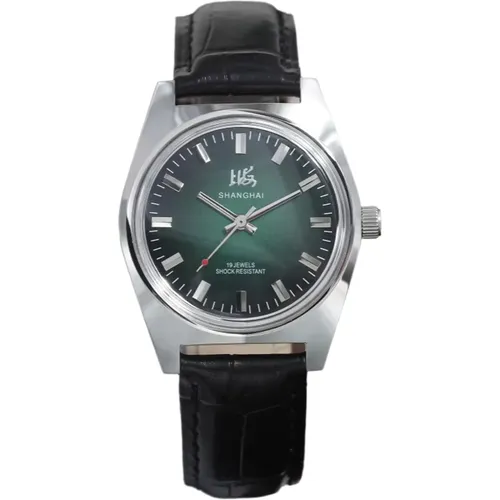 상하이 36MM 수동 기계식 시계 7120 방수 중국산 남성용 시계 도매