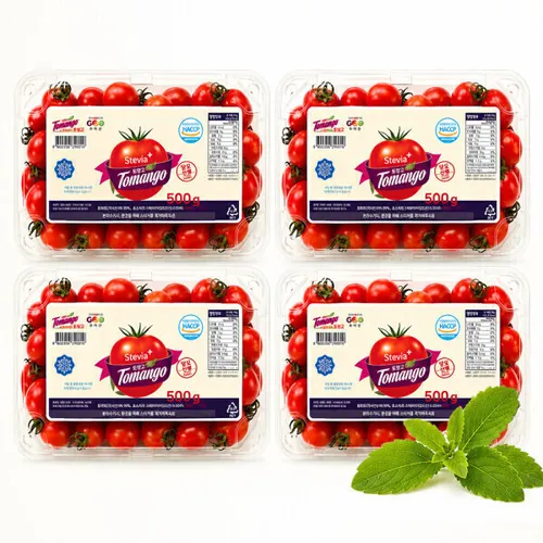 달콤한 토망고 2kg (500g x4팩) 스테비아 대추방울토마토