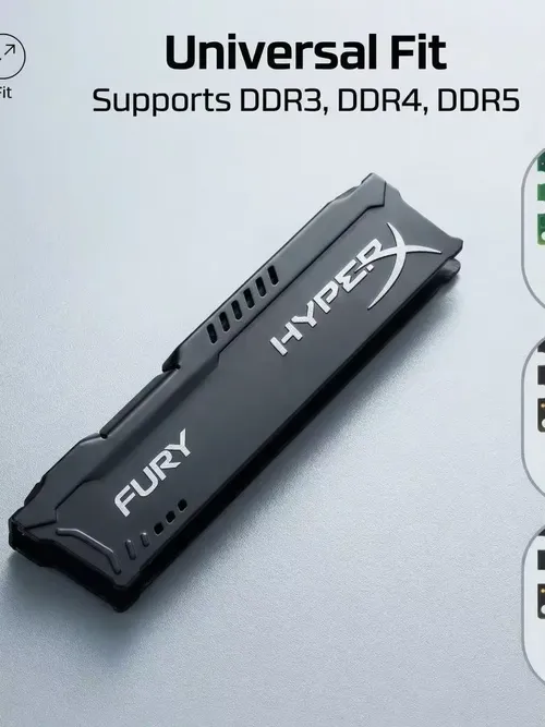 TISHRIC 데스크탑 메모리 라디에이터 RAM 히트싱크 DDR2 DDR3 DDR4 DDR5 Ram 냉각 조끼 열 패드 알루미늄 합금 쿨러 포함