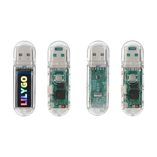 릴리고 ® T-Dongle-S3 ESP32-S3 개발 보드(스크린 동글 포함) 0.96 인치 ST7735 LCD 디스플레이 지원 WiFi Bluetooth TF 카드