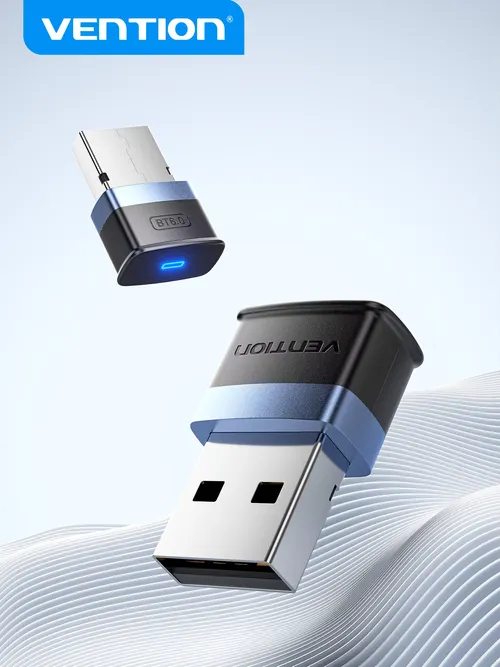 노트북 데스크탑 PC용 USB 블루투스 6.0 어댑터: Windows 11/10/8.1용 장거리 20M 무선 동글 블루투스 수신기 및 송신기