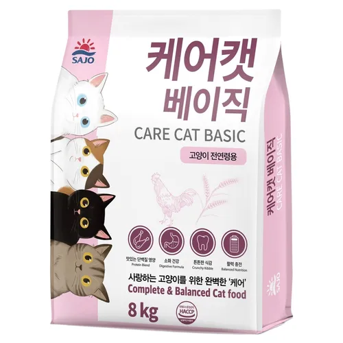 사조동아원 전연령 케어캣 베이직 올라이프 사료