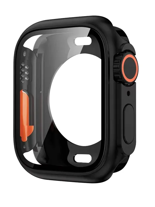 애플 워치용 스크린 프로텍터 케이스 46mm 42mm 45mm 44mm 41mm 40mm 하드 PC 범퍼 프로텍터 iwatch 11 10 9 8 7 6 5 SE용