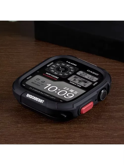 애플워치 11 10 9 8 7 6 SE용 실리콘 케이스 (iWatch 49mm 41mm 42mm 46mm 40mm 44mm 45mm 호환)