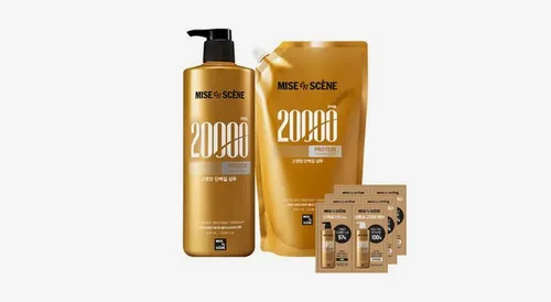 (5% 결제할인) 미쟝센 프로틴테라피클리닉 20000 샴푸 1L 1개+리필팩 1L 1개 +증정