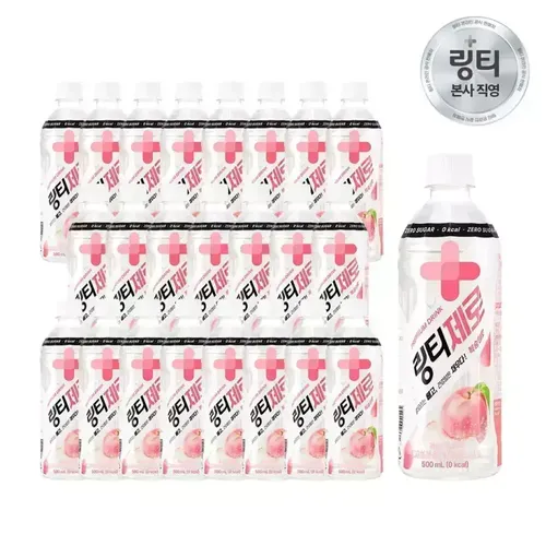 링티제로 복숭아맛500ml x 24PET