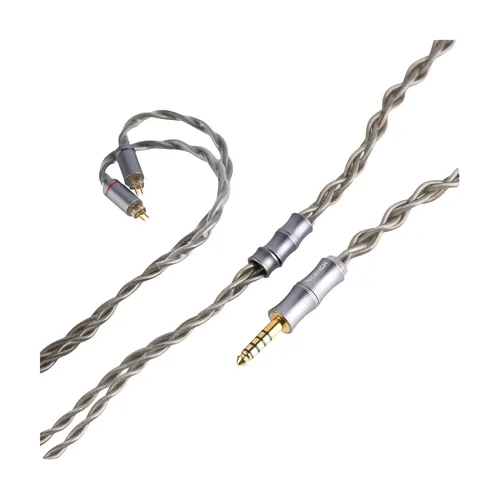 NICEHCK AshSky HiFi 케이블 6N 실버 도금 7N OCC+7N OCC 이어폰 교체 와이어 0.78mm 2Pin/QDC for Monarch MK4 Mystic 8 NX8 IEM