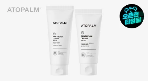 아토팜 판테놀 크림 80ml+판테놀 로션 180ml (사은품 탑투토워시 100ml 2개)