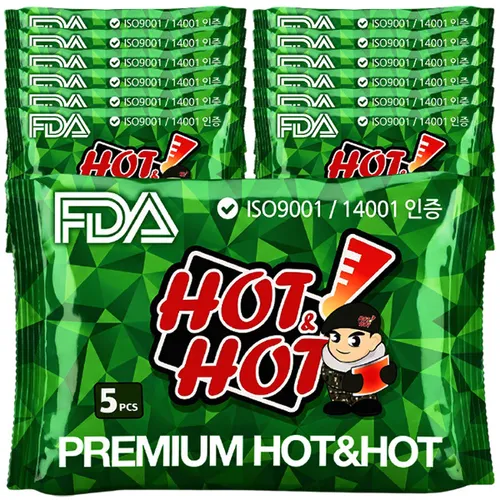 프리미엄 군용 대용량 보온대 핫팩 160g+(50개) 26년10월 최신생산_FDA/ISO9001/14001