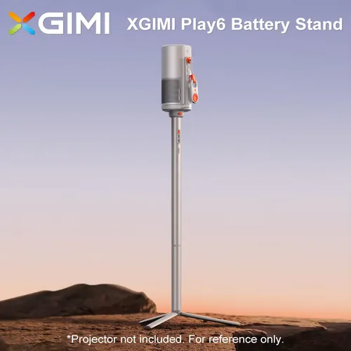 XGIMI 정품 프로젝터 배터리 거치대, XGIMI MoGo 4 / Play 6 / Play 6E 모델용, Type-C 포트, 바닥 삼각대, 카메라용 보조 조명
