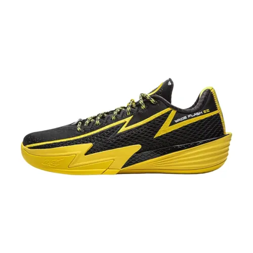 Li-Ning 남성용 WADE FLASH 2 온코트 농구화 BOOM 쿠셔닝 통기성 LiNing 안정적인 운동화 ABPV013