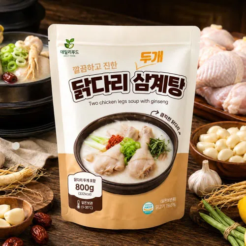 닭다리 두개 삼계탕 800g