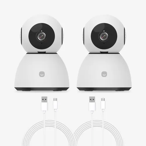 1+1 스마트 2세대 홈카메라 Pro플러스 500만 화소 + 3m 케이블(2개) 홈캠 보안