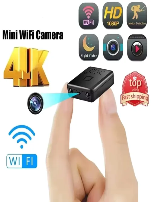 XD 미니 카메라 풀 HD 4K WiFi 나이트 비전 원격 보안 모니터링 홈 보호 방수 비디오 레코더