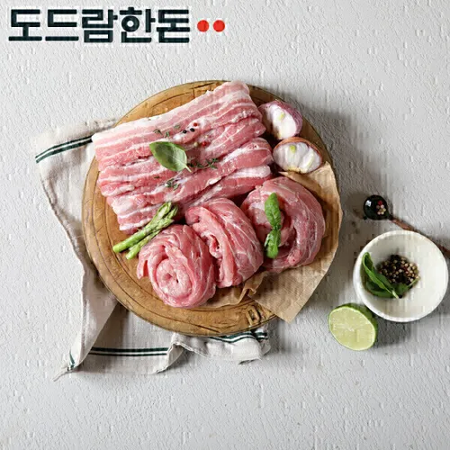 (신선집중) 긴급확보 도드람한돈 1등급 등심꽃살 구이용 1kg(11960원) 외 23종 택1 (2개사면 무료배송)