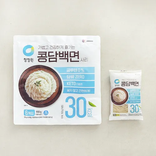 청정원 콩담백면 6개입