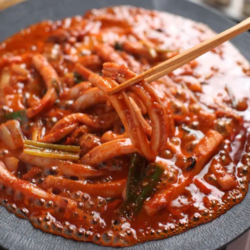 잇투헤븐 팔당 불 오징어 매운 오징어 볶음 400g 2/4/6팩