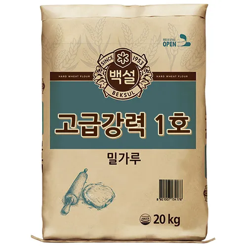 백설 강력1등 밀가루, 20kg, 1개