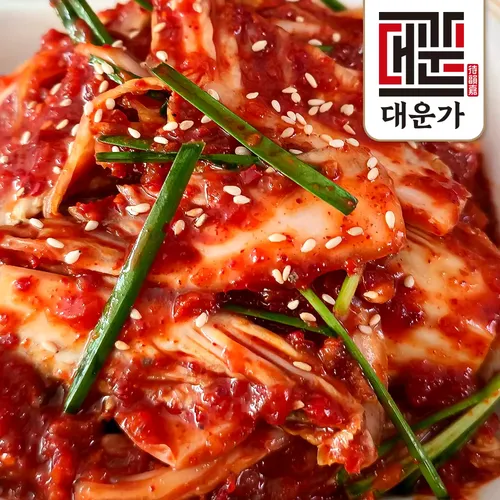 전재료 1000% 국내산 본가명인 배추 겉절이 2kg