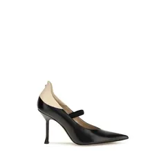 Fendi Calf Leather Stiletto Pump — Black