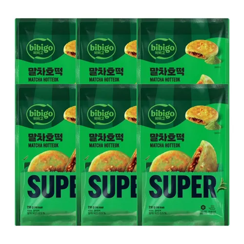 비비고 말차붕어빵 240G 3개 + 비비고 말차호떡 210G 3개
