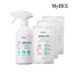 마이비 얼룩제거제 플러스 용기 (485ml) 1개 + 리필 (400ml) 3개