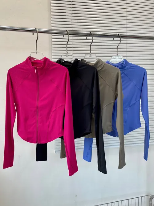 요가 자켓 스포츠 코트 여성 슬림 피트 러닝 코트 긴팔 Tightr Quick-Dry Fitness Jacket 운동 자켓 여성