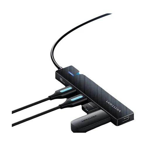 Vention Usb 허브 4 포트 ABS 허브 USB 3.2 10Gbps 노트북 용 Xiaomi Macbook PC 컴퓨터 액세서리 용 멀티 분배기 어댑터