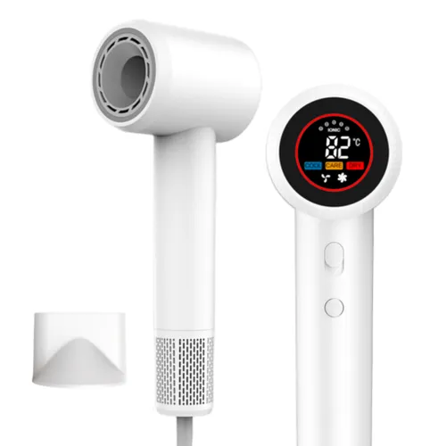 MANSHU초고속 음이온드라이기 LED디스플레이 BLDC 모터드라이기 +자기흡입노즐1600W