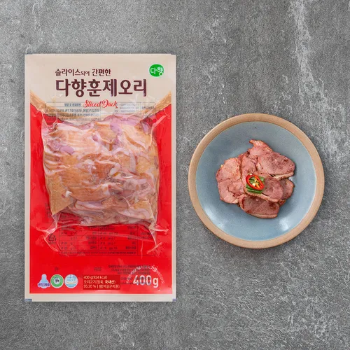 다향 훈제오리 슬라이스