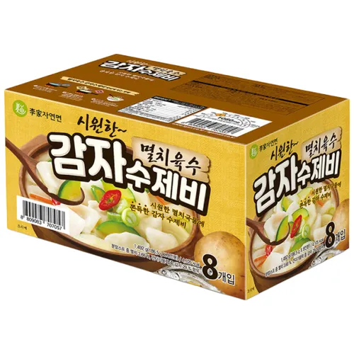 이가자연면 멸치육수 감자 수제비