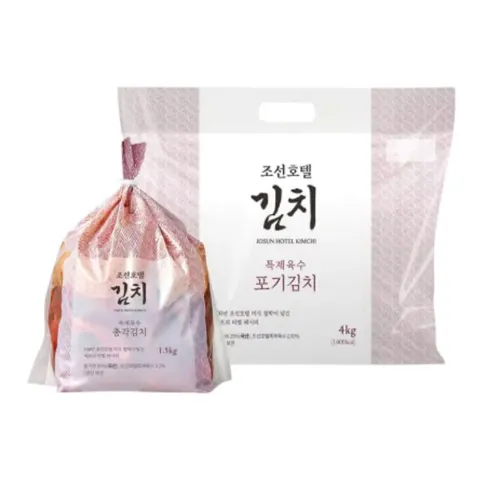 조선호텔 특제육수 포기김치 4kg+총각김치1.5kg