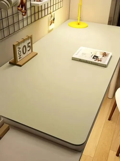가정용 가죽 테이블 천으로 간편한 깨끗한 테이블 보호대 방수 차 코스터 대형 책상 매트 미끄럼 방지 게이머 키보드 마우스 매트