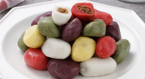 시루조아 5색 찹쌀 송편 오색찹쌀송편 500g+500g / 개별포장