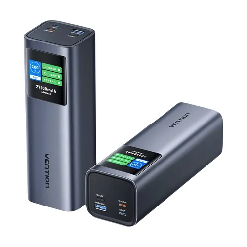 벤션 27000mAh PD3.1 140W 파워뱅크 휴대용 외장 배터리 노트북 맥북 아이폰 17 16 고속 충전