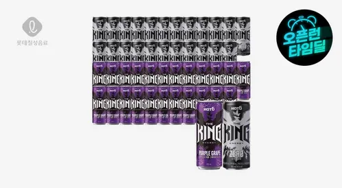 핫식스 더킹 제로 355ml 24캔 + 핫식스 퍼플 355ml 24캔 + 핫식스 오리지널 250ml 6캔 증정