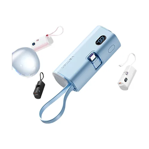 Vention 보조베터리 4800mAh PD 22.5W iPhone 15 14 13Pro Max Xiaomi Huawei 전화 충전기 용 고속 충전 미니 휴대용 보조베터리