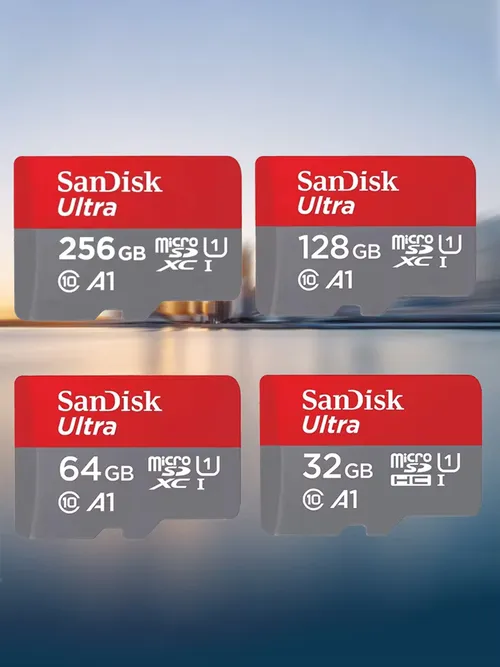 샌디스크 울트라 마이크로 TF SD 128GB 32GB 64GB 256GB 마이크로 TF SD 카드 SD/TF 플래시 카드 메모리 카드 32 64 128 GB 미니SD (휴대폰용)
