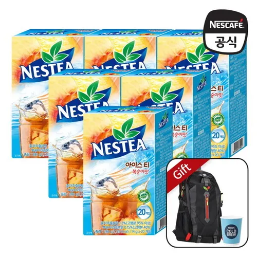 네슬레 1만 5천원 이상 구매시 사은증정?네스티 아이스티 복숭아맛 14g 120입