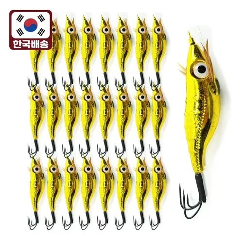 왕눈이 삼발이 문어에기 25개1set 쭈꾸미 갑오징어 채비