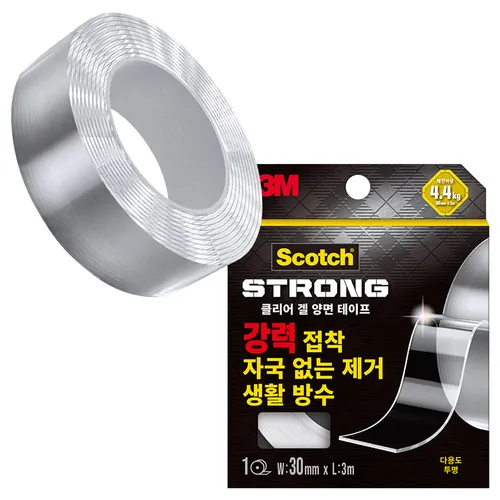 스카치 클리어 겔 양면테이프 30mm x 3m