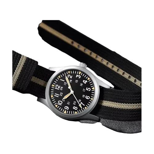 MILITREK 2025 신형 군용 37mm VH31 남성용 쿼츠 시계 AR 사파이어 스테인리스 방수 10Bar 발광 C3 시계