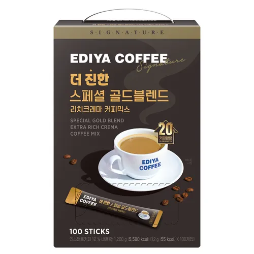 이디야 더 진한 스페셜 골드블렌드 커피믹스
