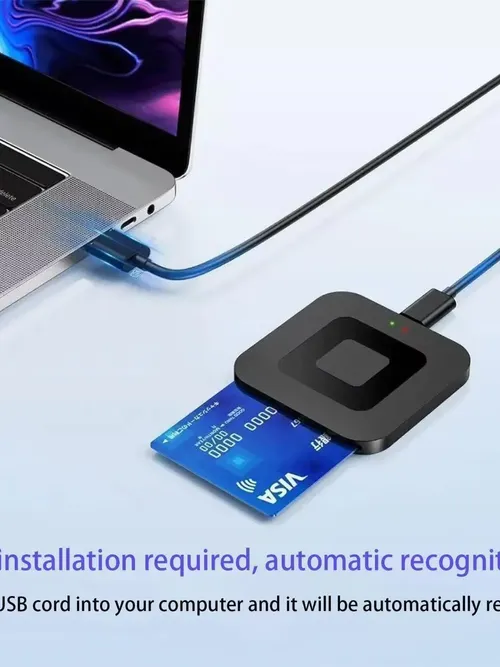 UTHAI X05 사각형 스마트 카드 리더 USB 2.0 ATMC AC DNI IC 은행 카드 세금 신고 - 전자상거래 SEO 최적화된 제목